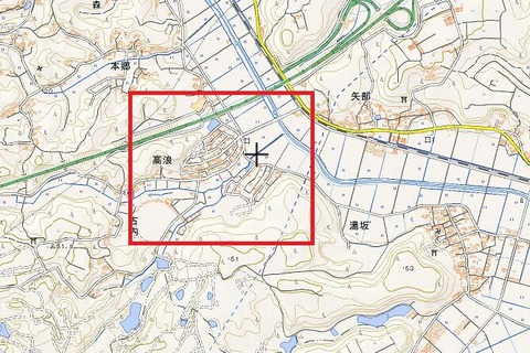 湘南台団地地理院地図